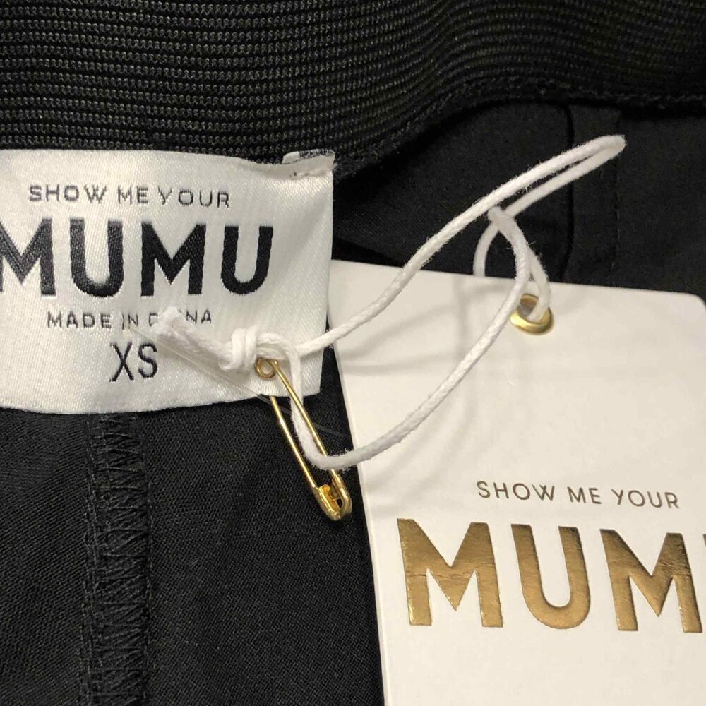 NWT SHOW ME YOUR MUMU Nashville Flare Vegan Leather Pants Black XS & L - Picture 9 of 11